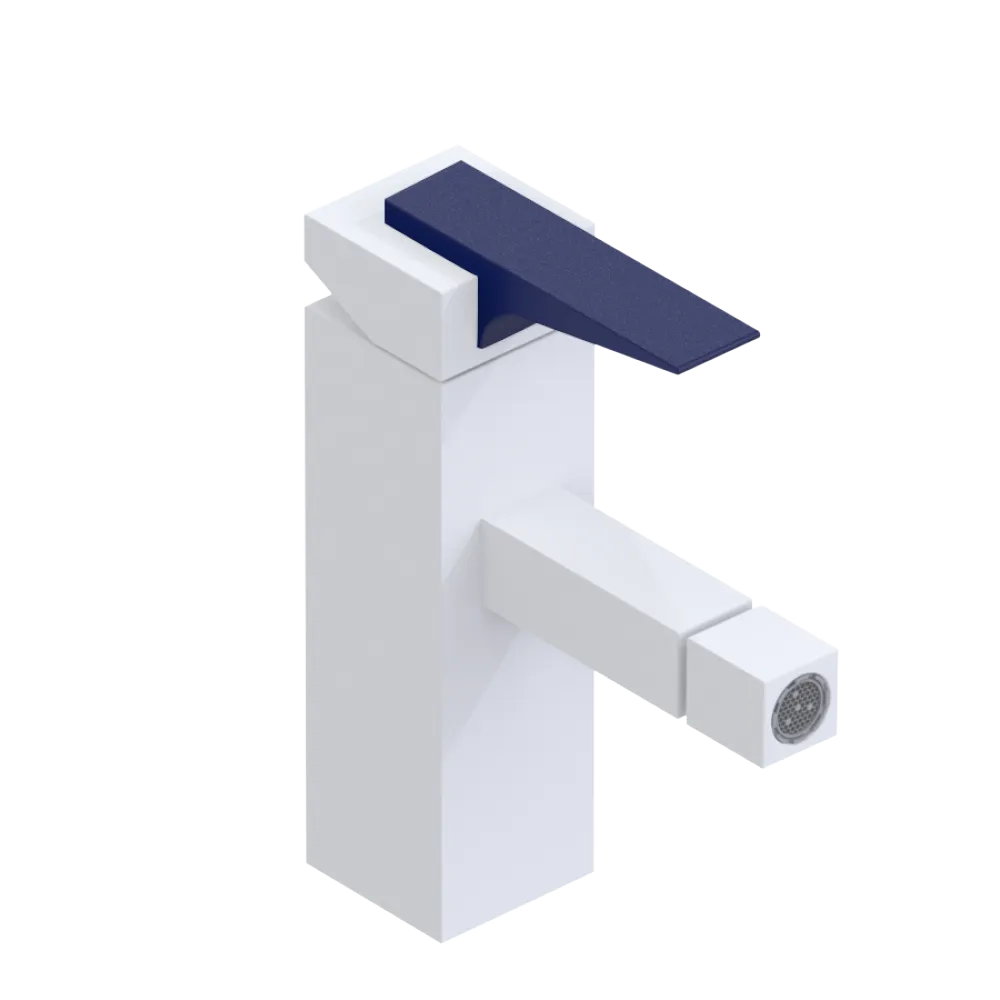 Rubinet Single Control Bidet Fitting (less drain) Matt White