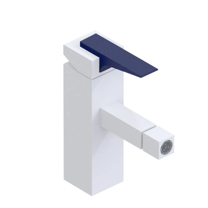 Rubinet Single Control Bidet Fitting (less drain) Matt White