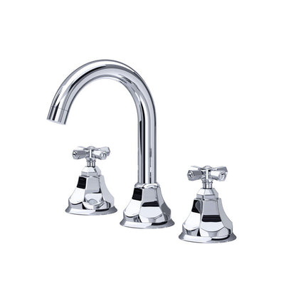 ROHL Palladian Widespread Bathroom Faucet With C-Spout