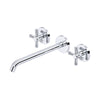 ROHL Amahle Wall Mount Tub Filler Trim With C-Spout