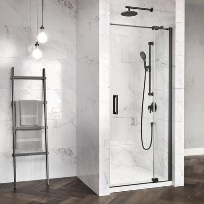 Kalia DISTINK 36” x 77” pivot shower door - KP protective film – DR1738-160-005