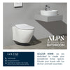 Alps - Berlin Wall-Mounted Toilet- Kw-99046 - Golzar Home