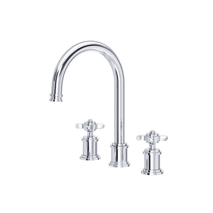 Perrin & Rowe Armstrong Widespread Bathroom Faucet With C-Spout