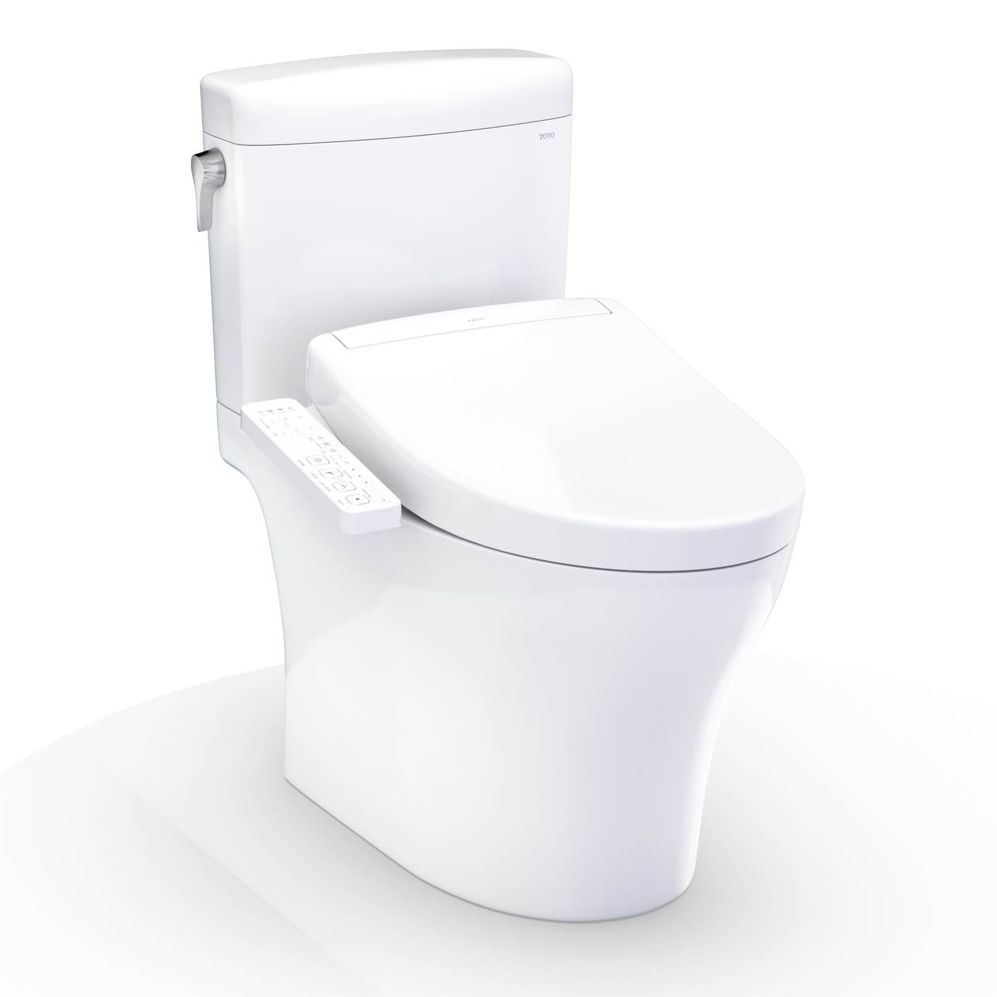 Toto Aquia® IV Cube Washlet®+ S2 Two-Piece Toilet - 1.28 Gpf/0.9 Gpf