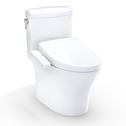 Toto Aquia® IV Cube Washlet®+ S2 Two-Piece Toilet - 1.28 Gpf/0.9 Gpf