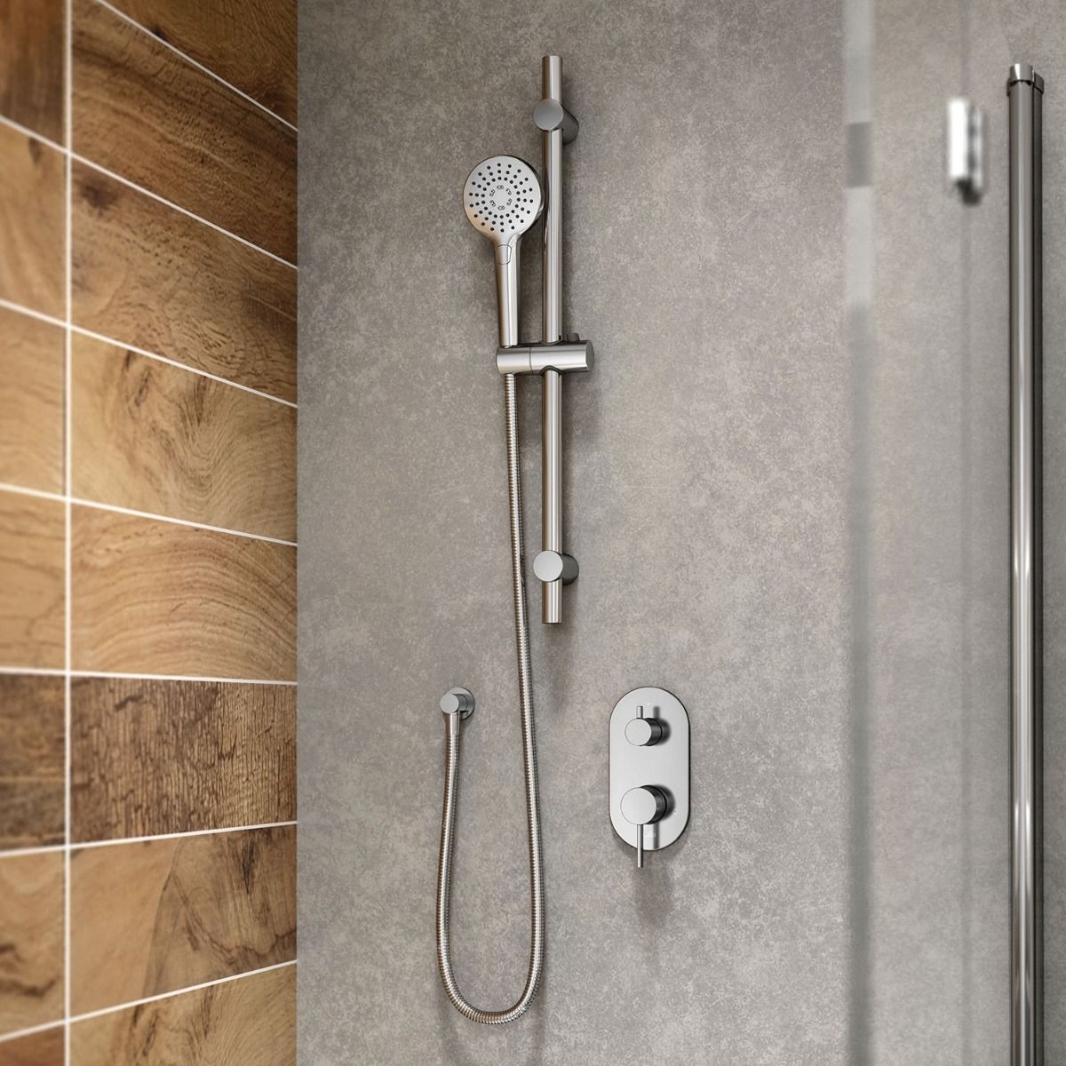 Kalia Basico PB4 - 1/2” Pressure Balance Shower System - Without valve – BF1907-110
