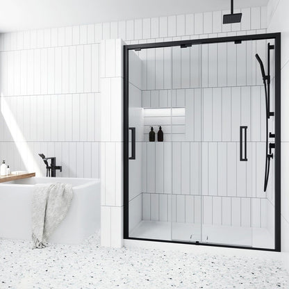 Kalia IKONIK 60” x 79” Bypass sliding shower door – DR1951/DR1952-160-003