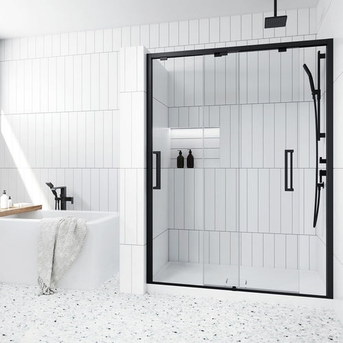 Kalia IKONIK 60” x 79” Bypass sliding shower door – DR1951/DR1952-160-003