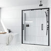 Kalia IKONIK 60” x 79” Bypass sliding shower door with 36" return panel – DR1951/DR1952/1953-160-003