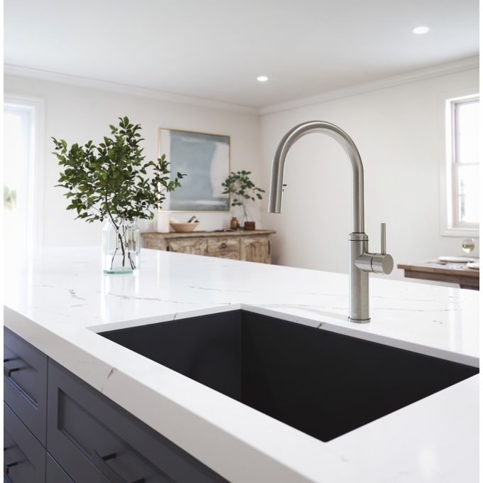 Kalia ENORA DIVER Single Handle Kitchen Faucet Pull-Down Dual Spray