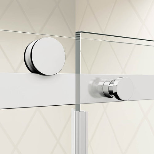 Kalia KONCEPT EVO Sliding Shower door 60” x 77” with 32" return panel - KP protective film – DR2131-110-005/DR2132-005/DR2052-110-005