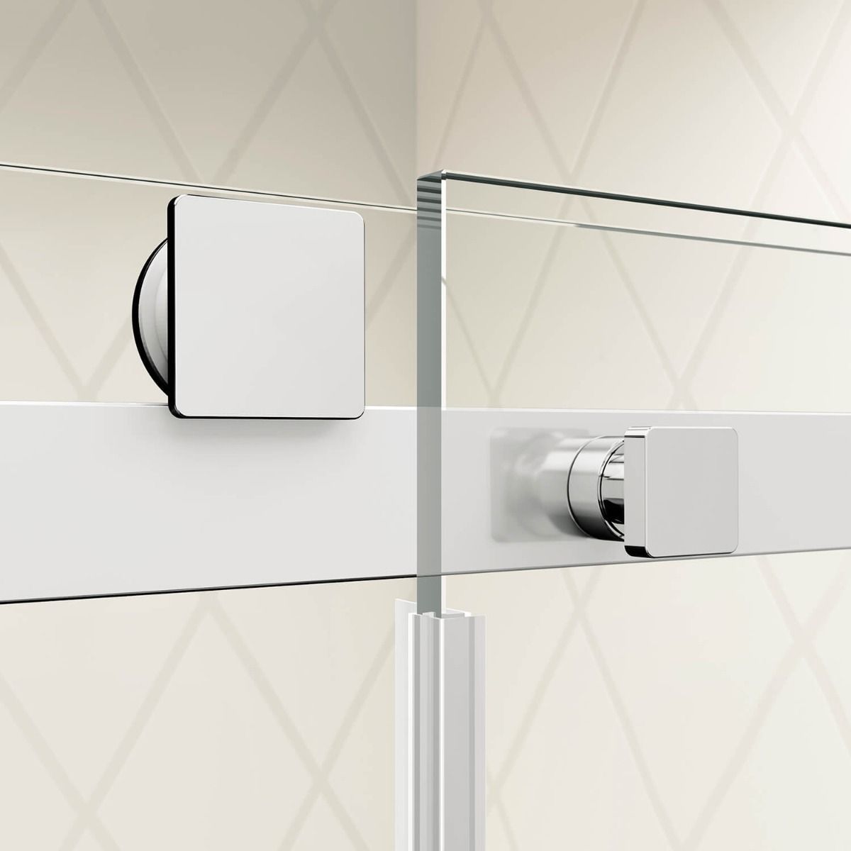 Kalia KONCEPT EVO Sliding Shower door 48” x 77” with 36" return panel - KP protective film (Reversible) – DR2130-110-005/DR2050-110-005