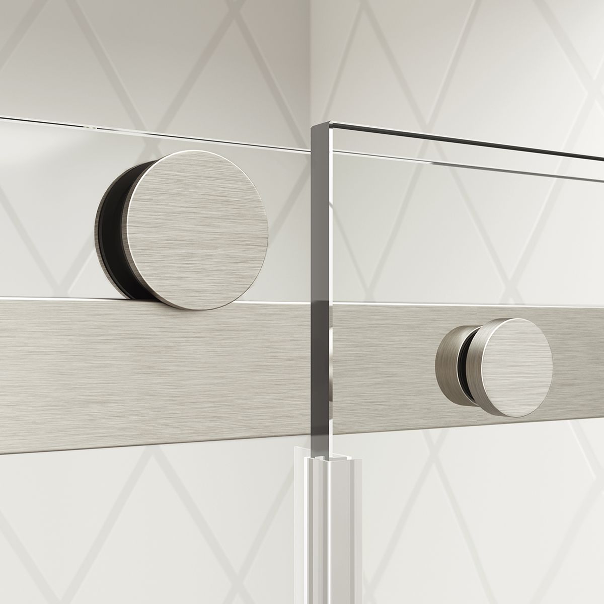 Kalia KONCEPT EVO Sliding Shower door 48” x 77” with 36" return panel - KP protective film (Reversible) – DR2130-125-005/DR2050-125-005