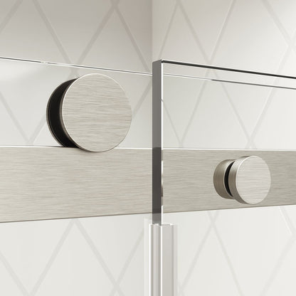 Kalia KONCEPT EVO Sliding Shower door 48” x 77” with 32" return panel - KP protective film (Reversible) – DR2130-125-005/DR2052-125-005