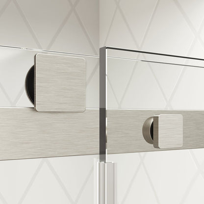 Kalia KONCEPT EVO Sliding Shower door 60” x 77” with 32" return panel - KP protective film (Reversible) – DR2131-125-005/DR2132-005/DR2052-125-005