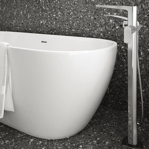 Kalia MOROKA Floormount tub filler with handshower – BF1934-110