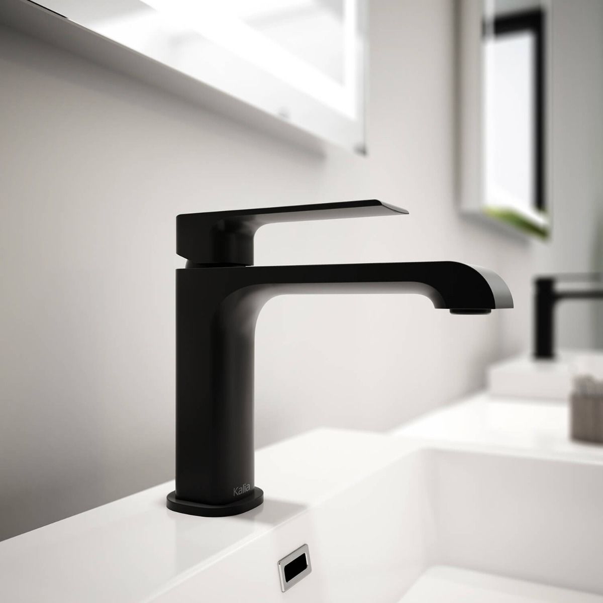 Kalia SOBRIO - Single hole lavatory faucet with push drain and overflow – BF1779-160