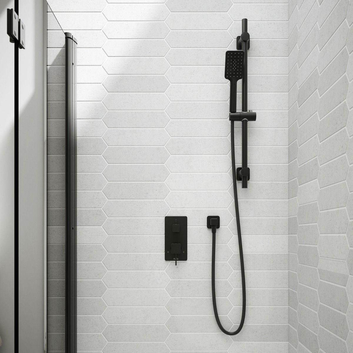 Kalia Sobrio - 1/2” Pressure Balance PB2 Shower System - Without valve – BF2086-160