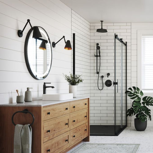 Kalia RUSTIK PB4 Shower systems - Wall arm (Valve not included)