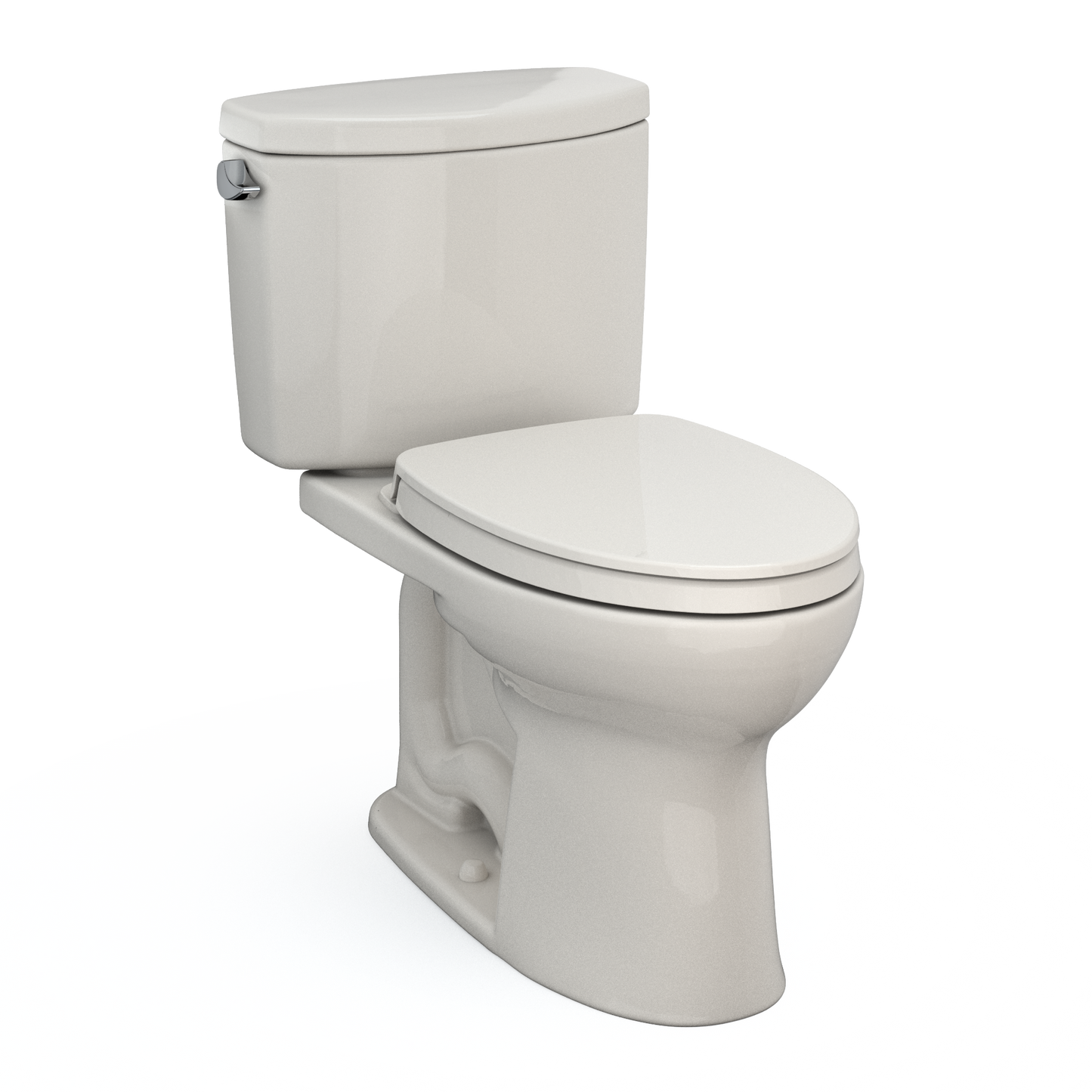 Toto Drake® II Two-Piece Toilet 1.28 GPF - Elongated front bowl