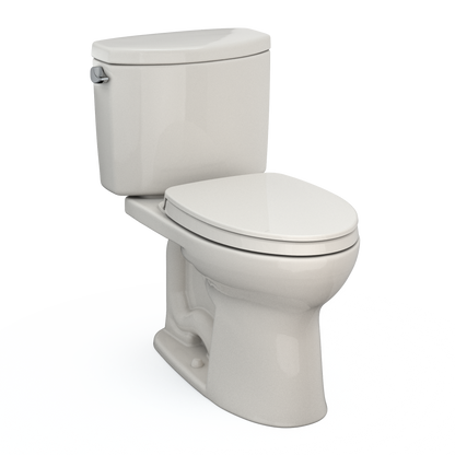 Toto Drake® II Two-Piece Toilet 1.28 GPF - Elongated front bowl