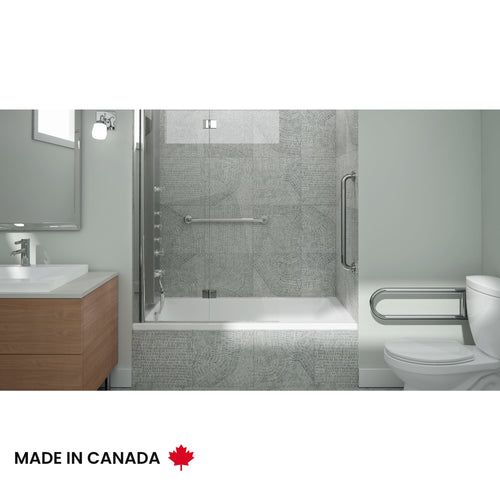 Neptune Astica 3060 IF Acrylic Alcove Bathtub in White