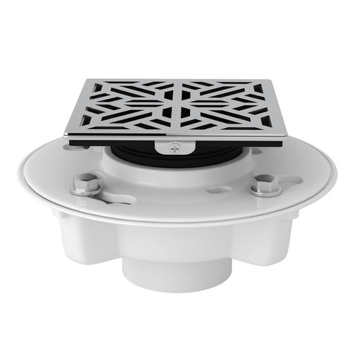 ROHL PVC 2" X 3" Drain Kit With 3144 Mosaic Decorative Cover