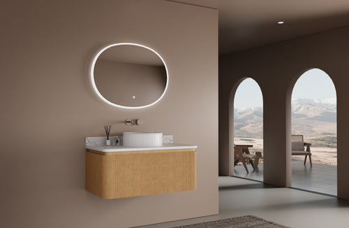 Athens Wall-Mount Single Sink Bathroom Vanity - Golzar Home