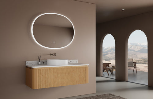 Athens Wall-Mount Single Sink Bathroom Vanity - Golzar Home