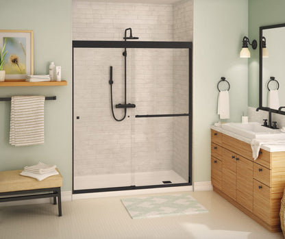 Aura SC 55-59 in. x 71 in. 8 mm Bypass Shower Door for Alcove Installation with Clear glass in Chrome