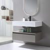 Avenir 32" Wall-Mount Single Sink Bathroom Vanity - Golzar Home