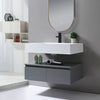 Avenir 32" Wall-Mount Single Sink Bathroom Vanity - Golzar Home