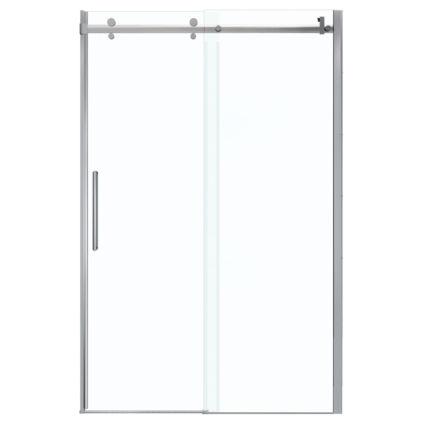 Neptune Axion 44 1/2-47 x 78 3/4 in. 8mm Sliding Shower Door for Alcove Installation with Clear glass in Chrome