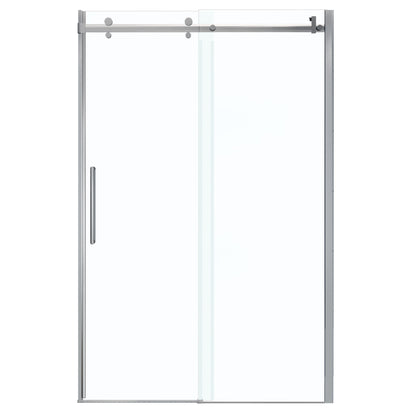 Neptune Axion 44 1/2-47 x 78 3/4 in. 8mm Sliding Shower Door for Alcove Installation with Clear glass in Chrome