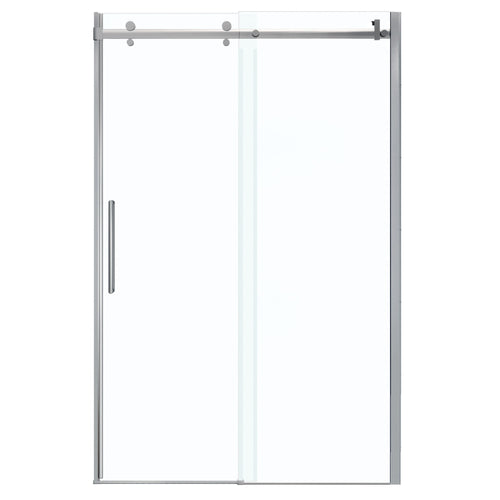 Neptune Axion 44 1/2-47 x 78 3/4 in. 8mm Sliding Shower Door for Alcove Installation with Clear glass in Chrome