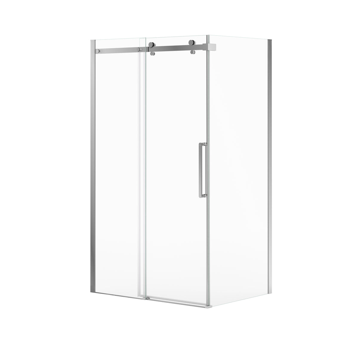 Neptune Axion 3 4 In 8 mm For Corner Installation With Clear Glass In 48 x 32 x 78 3/4-Inch Sliding Shower Door