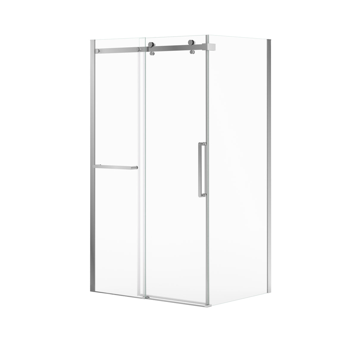 Neptune Axion 3 4 In 8 mm With For Corner Installation With Clear Glass In 48 x 32 x 78 3/4-Inch Sliding Shower Door