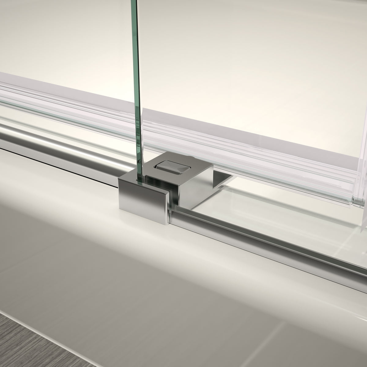 Neptune Axion 3 4 In 8 mm With For Corner Installation With Clear Glass In 48 x 32 x 78 3/4-Inch Sliding Shower Door