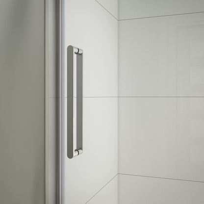 Neptune Axion 3 4 In 8 mm With For Corner Installation With Clear Glass In 48 x 32 x 78 3/4-Inch Sliding Shower Door