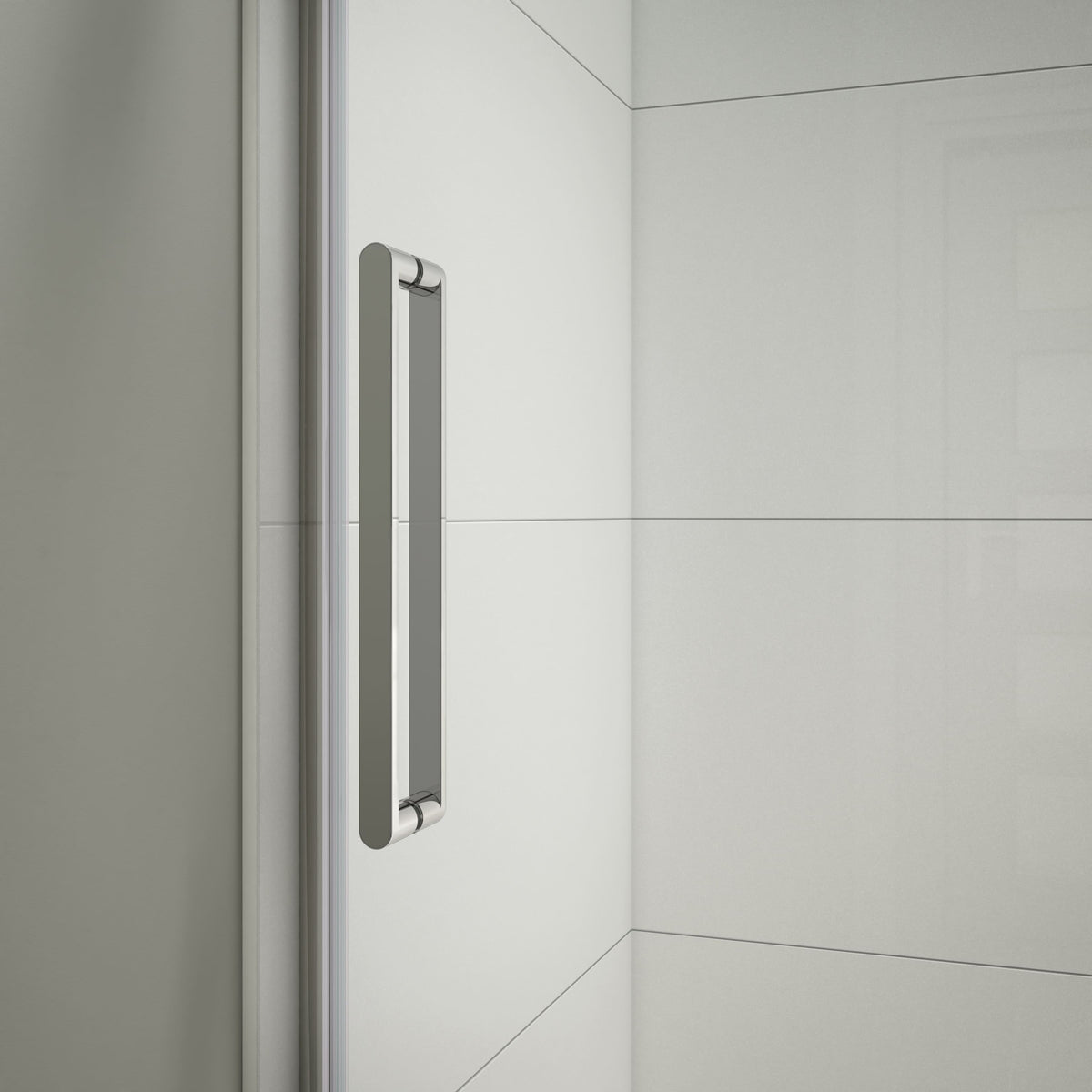 Neptune Axion 3 4 In 8 mm For Corner Installation With Clear Glass In 48 x 32 x 78 3/4-Inch Sliding Shower Door