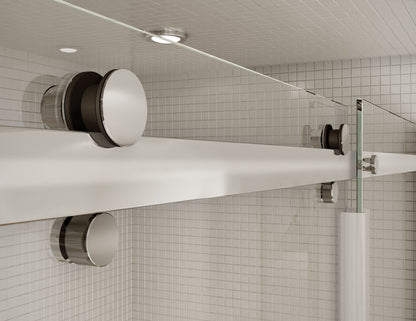 Neptune Axion 3 4 In 8 mm With For Corner Installation With Clear Glass In 48 x 32 x 78 3/4-Inch Sliding Shower Door