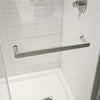 Neptune Axion 44 1/2-47 x 78 3/4 in. 8 mm Sliding Shower Door with Towel Bar for Alcove Installation with Clear glass in Chrome