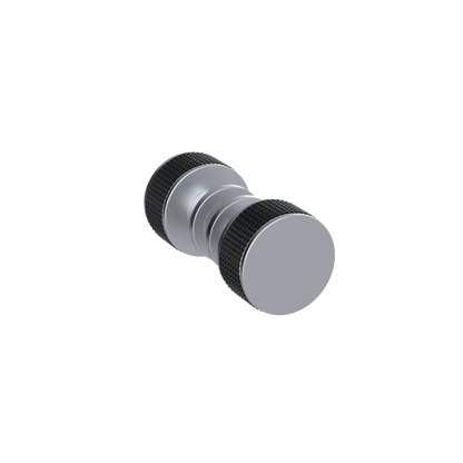 Rubinet Shower Door Knob (set) Satin Chrome