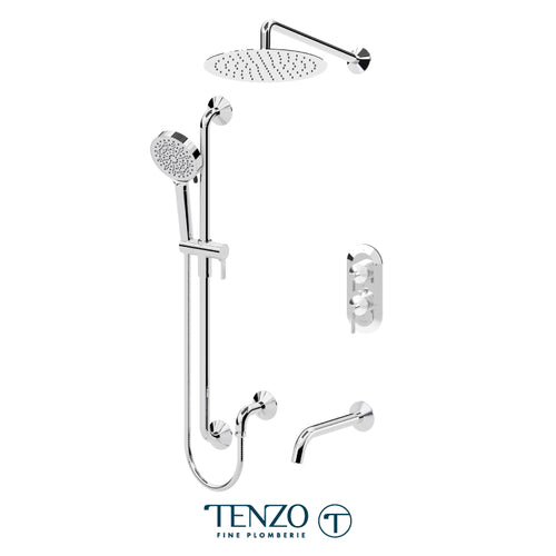 Shower kit, 3 functions, Paloma