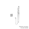Baril Complete pressure balanced shower kit without handle