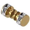 Rubinet Shower Door Knob (set) Gold