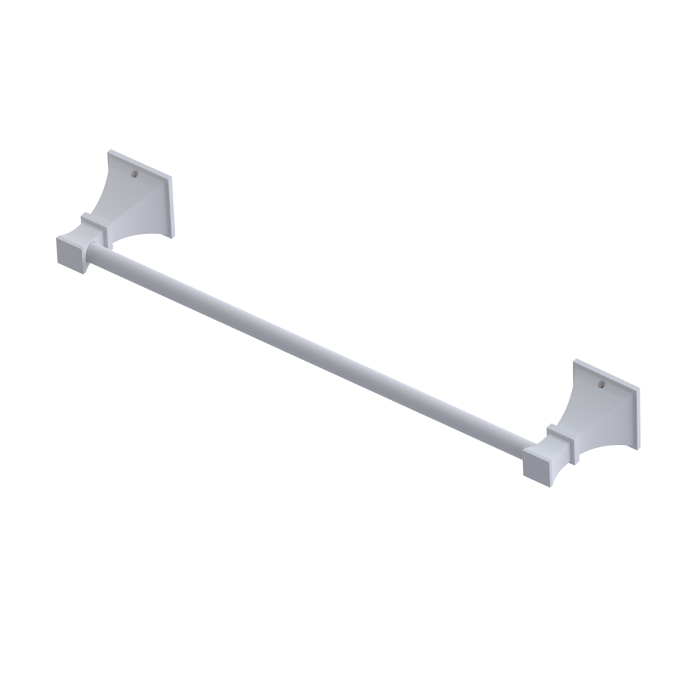 Rubinet Towel Bar 18" Matt White