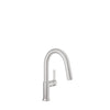 Baril Single-hole bar / prep kitchen faucet with 2-function pull-down spray