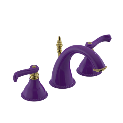 Rubinet Widespread Lav. Set. (less drain) Purple Haze