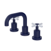 Rubinet Widespread Lav. Set. (less drain) Midnight Blue